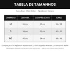 Tabela de tamanhos - Cueca Boxer Adulto Cotton M G GG