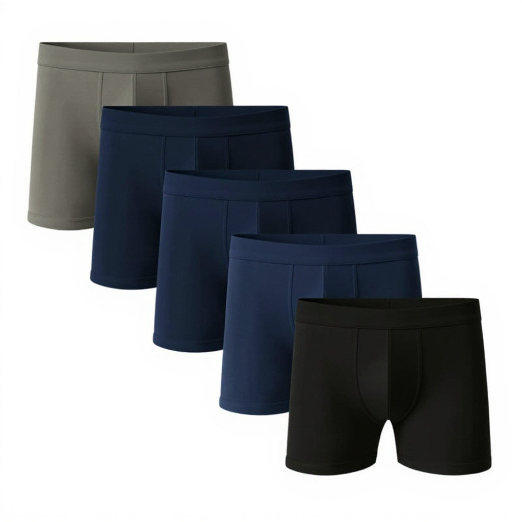 Cueca boxer adulto preta básica