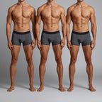 Cueca Boxer Dry Fit na cor chumbo